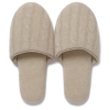 wholesale high-end lounge non-slip luxury fine wool cashmere slippers odm