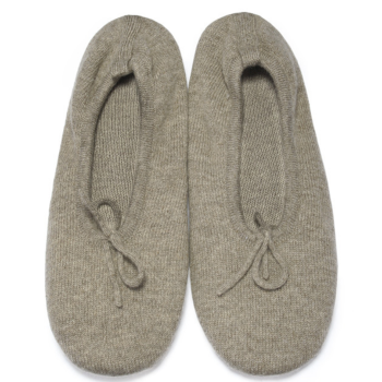 Wholesale ladies high-end luxury pure cashmere slippers
