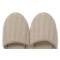 wholesale high-end lounge non-slip luxury fine wool cashmere slippers odm