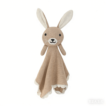 Wholesale high-quality cashmere blend knitted hand towel and toys for babies