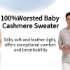 100% Worsted Baby Cashmere Sweater