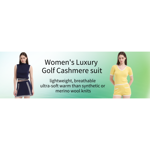 Women's Golf Cashmere Sweater