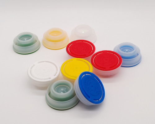Plastic spout caps for paint tin cans/spout cap plastic cap/42mm plastic non spill caps