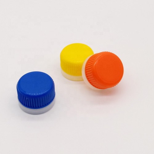 Factory wholesale 32mm plastic pull ring spout cap metal aerosol can round bottle screw caps