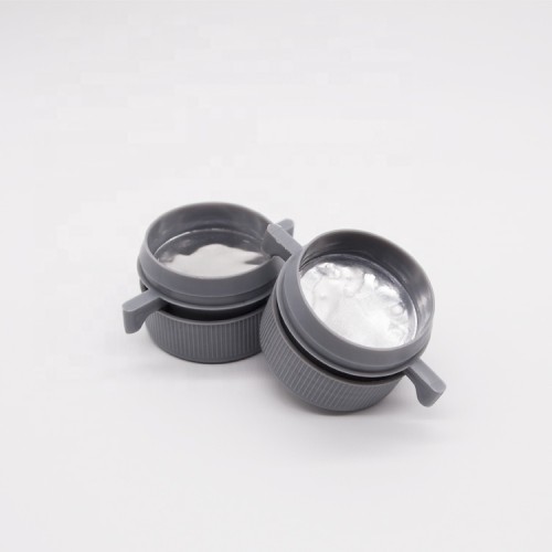 Colorful plastic cap with ear/tin foil cover for car brake tin can