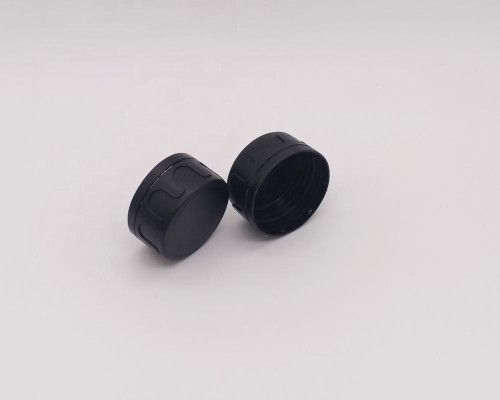 machine oil tin can cap,round black plastic cap