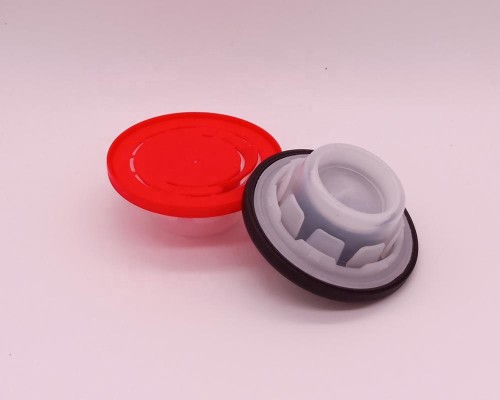 new style 62mm 57mm plastic flexible crimp cover for pail