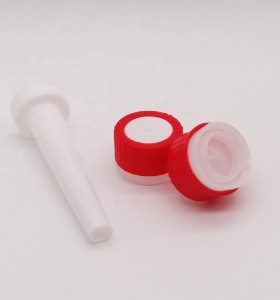 China manufacturer 25.4mm 32mm plastic cap for aerosol tin can child security plastic screw closure