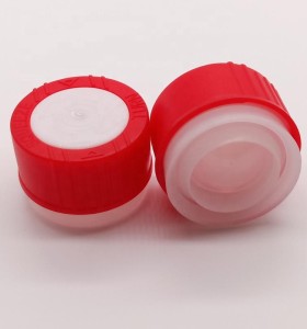 Plastic child safety caps screw funnel plastic spout for empty round aerosol oil can bottle
