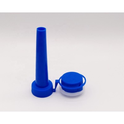 PE plastic caps cover lids stopper with nozzle for machines equipment oil