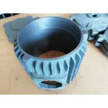 Casting compression and wear-resistant motor housing