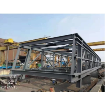 Manufacturing of strong bearing capacity, stiffness of steel coal trestle