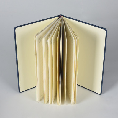 Leather Cover Personalized A5 Size Office Business Hardcover Notebook In Stock