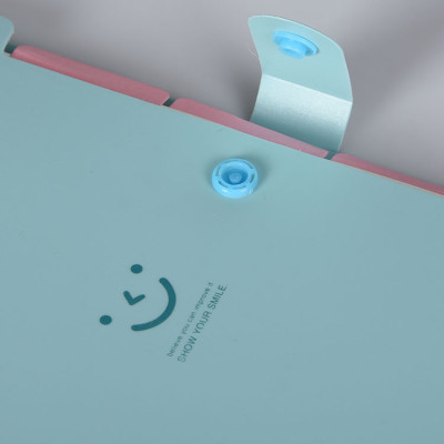 PP Hard Cover Spiral Notebook with Button Closure