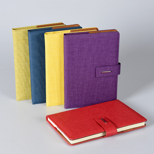 A5 PU Ledernotizbuch mit Bandverschluss und Stifthalter