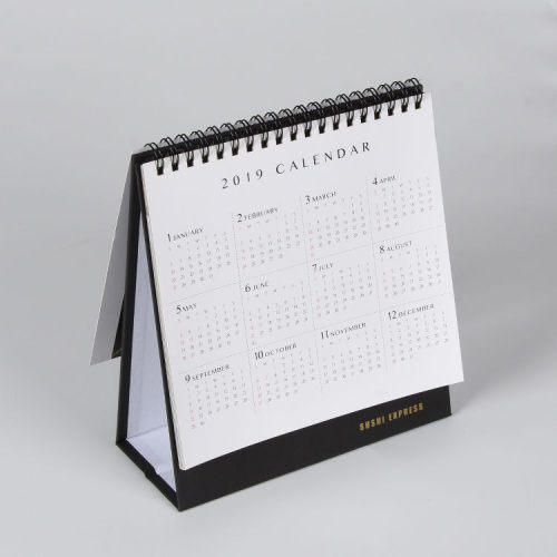 Creative Design Printing Stand Mini Desk Calendar