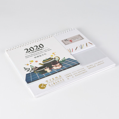 Customzized 2020 Table Calendar with Memo Pad