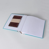 Linen Hardcover Photo Album with Inner pPages&Clear Inner Pockets