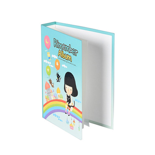 Printed Hardcover Clear Inner Pockets Photo Album