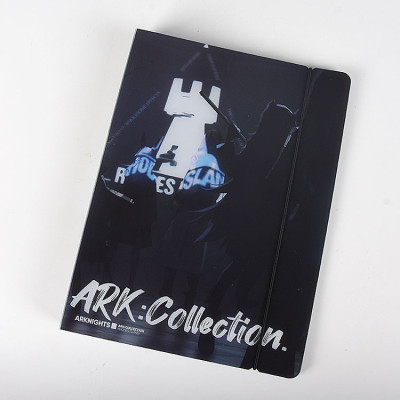 Printed PP Cover Plastic Photo Album with Elastic Rope