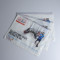 Letter Size Waterproof PVC Zipper Pouch Document Bag for School Office Supplies