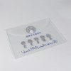 Clear Plastic Envelope Folder with Hook&Loop
