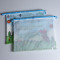 Mesh Waterproof Office File PVC Zipper Bag with Back Card Pocket