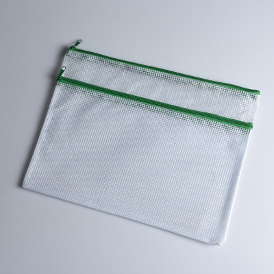 Double Pockets Mesh Waterproof Office File Bag