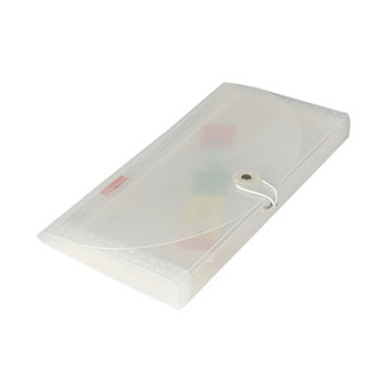 Translucent Expanding Bill Folder with Elastic Band