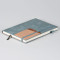 A5 PU Leather Notebook with Card Holder Slots and Elastic Band
