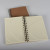 Kraft Paper Cover Spiral Notebook with Lined Paper
