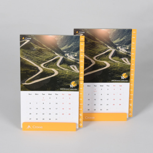 Custom Design Demountable Desktop Calendar