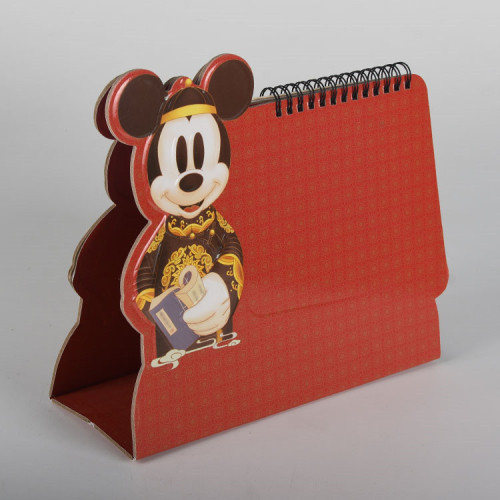 Cute Mouse Shaped New Year Monthly Desktop Calendarr