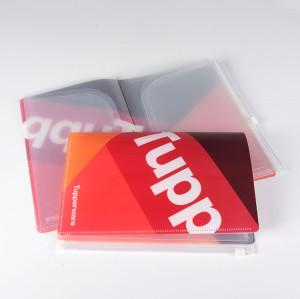 Multi-Pocket File Folder with Zipper Bag