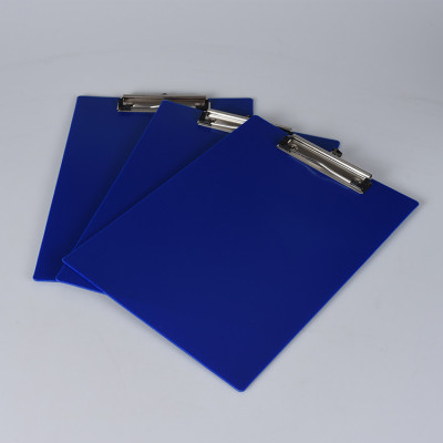 Deep Blue Plastic Clipboards with Custom Print