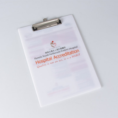 Wholesale Custom Print White Thick Acrylic Clipboard