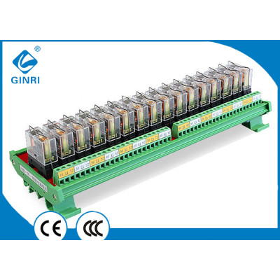 GINRI 16 Channel Omron Relay Module JR-16L1  SPDT Control Board 5V 12V 24V