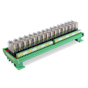 GINRI 16 Channel Relay Module JR-16L1 Omron Relay Board 5V 12V 24V PLC PCB Output Board