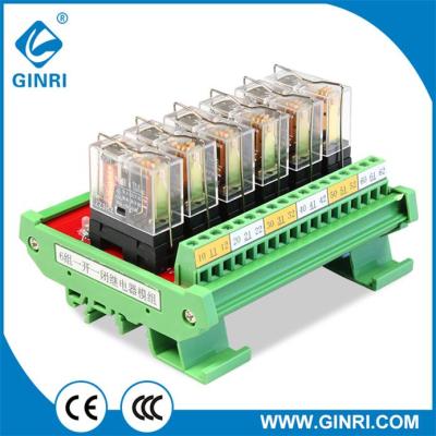 GINRI 6 Channel Omron Relay Board JR-6L1  5V 12V 24V PLC Relay Module