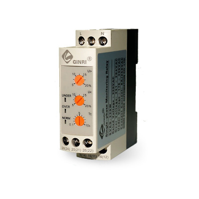 GINRI SVRD-220W Single Phase Over voltage Under Voltage Protection Relay