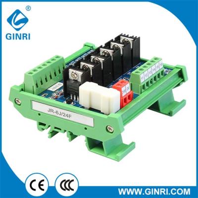 JR-6J 6 Channel Transistor Module DC24V 5V/12V  PLC DC amplifier board modules