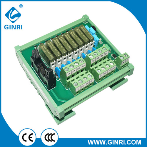 GINRI JR-B8PC-F-FPΣ/24VDC IDC Connector 8 Channel Relay Module PLC Output Amplified Board