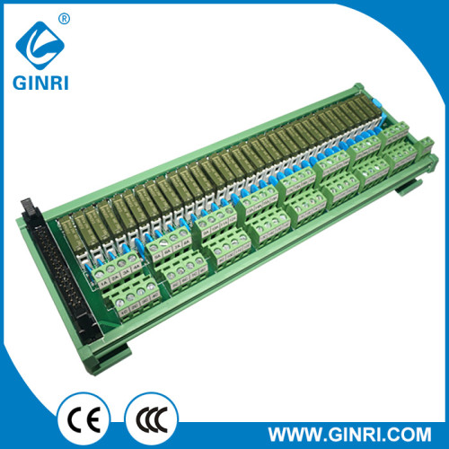 GINRI JR-B32PC-F-FX/24VDC 32 Channel Relay Module Board 40p MIL connector relay module