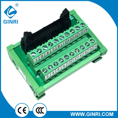GINRI JR-20TBC 20Pin IDC Interface Modules Breakout Board Terminal Board Adapter Connector