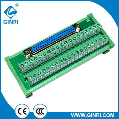 GINRI 37 pin D-SUB connectors Interface Module JR-37TDC D-subminiature Terminal Block DC24V