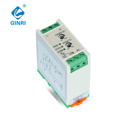 Ginri 3A 220V SVR-220W Single Phase Voltage Protector  Over Under Voltage Relay Adjustable