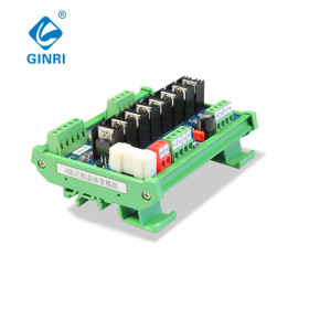 Ginri JR-8J Transistor module with Optocoupler Isolator 8 Channel PLC DC Relay  Board