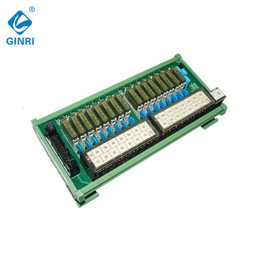 Módulo de relés de salida ginri 16 canal Interface JR - b16pj - F - FX / 24vdc, con conector IDC