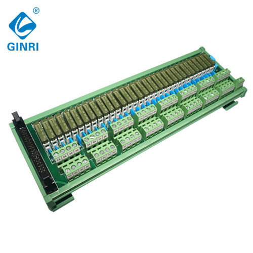 GINRI JR-B32PC-F-FX/24VDC 32 Channel Relay Module Board 40p MIL connector relay module