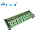 JR-D32PC-F-AH/24VDC Relay Module 32 Channel 37P D-SUB Connector PLC Output Interface DIN Rail amount